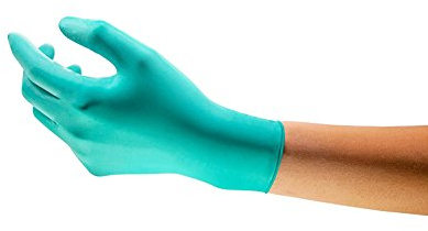Ansell TouchNTuff 92-500 Gants Jetables en Nitrile, Poudrés, Haute Protection Chimique et Mécanique, Contact Alimentaire, Sécurité Industrielle, Sans Latex, Vert, Taille XL (100 Gants)