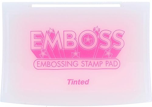 Tsukineko Full-Size Emboss Inkpad, Tinted Light Pink