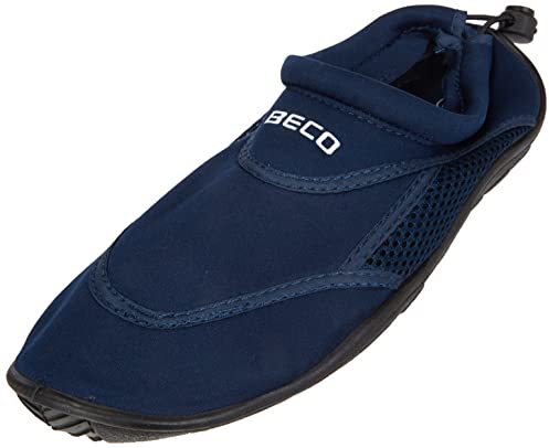 BECO Badeschuhe / Surfschuhe für Damen und Herren marine 36