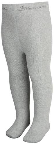 Sterntaler Unisex Baby panty uni Strumpfhose, Silber Mel., 62 EU