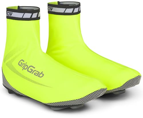 GripGrab RaceAqua Waterproof Road Bike Rain Aero Overshoes Windproof Cycling Shoe-Covers Sleek Tight Fitting Gaiters
