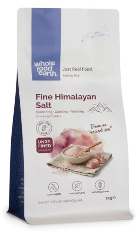 Wholefood Earth - Fine Himalayan Rose Pink Salt 1 kg