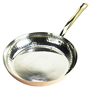 Poêle en cuivre (28 cm) avec manche - 'CopperGarden®'