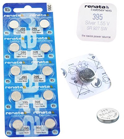 10 x Renata 395 Swiss Made Watch Batteries (10)