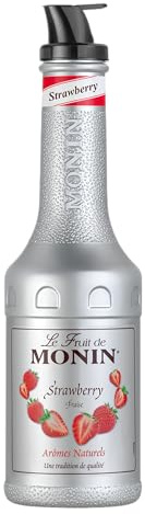 MONIN Le Fruit Fraise - Préparation à base de fruits - Pour Cocktail, Culinaire et Smoothie - 1L