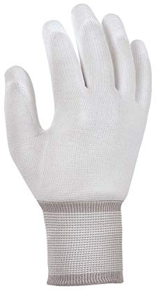 Texxor 2405 Nylon PU Beschichtung, weiss - 12 Paar Größe XS