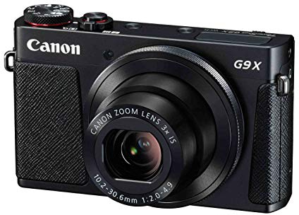 Canon PowerShot G9 X Mark II Kompaktkamera (20,1 MP, 7,5cm (3 Zoll) Display, DIGIC 7, optischer Bildstabilisator, Full-HD, WLAN, NFC, Bluetooth, Blendenautomatik; Zeitautomatik, 1080p), schwarz