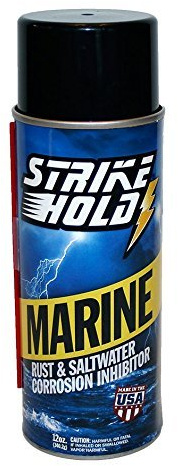 Strikehold Marine - 12oz Spray Lubricant - Corrosion Inhibitor - Electrical Contact Cleaner - Rust Prevention - Lubricant - Penetrating Oil - Dry Lube Spray - Rust Inhibitor