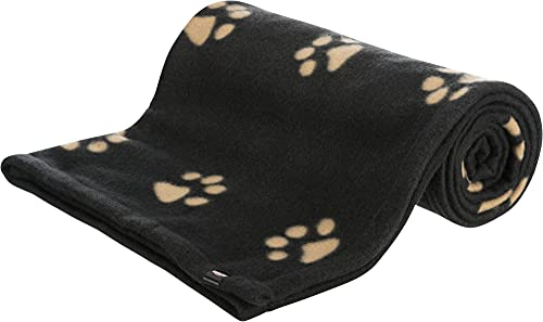 TRIXIE Couverture Barney pour Chien Noir/Taupe 150 × 100 cm