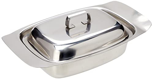 Zodiac 11828 Butter Dish Steel Lid, 115x 185mm