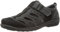Rohde Herren Halbschuhe Slipper Leder Klettverschluss Rostock 1235, Größe:47 EU, Farbe:Grau