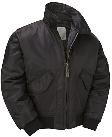 MA2 CWU Bomber Flight Jacket - Black (L)
