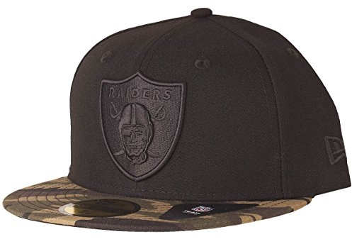 New Era Las Vegas Raiders Camo Black Wood 59Fifty Cap - 7 1/8-57cm (M)