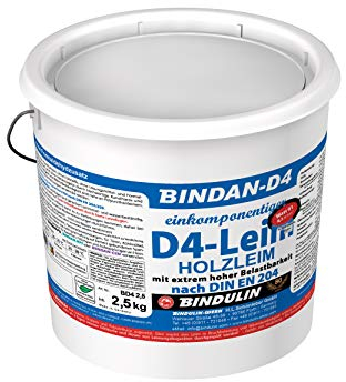 Bindan-F Holzleim B3/D3 inklusive 1 Leimspachtel von E-Com24 (2.5 kg)