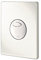 Grohe 38862SH0 Skate Piastra di Azionamento WC, Doppio Scarico, Bianco