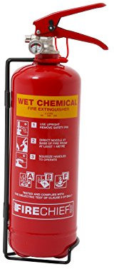 Firechief 2 Litre Wet Chemical Fire Extinguisher - XTR Range, MED and Kitemarked Fire Extinguisher - FXWC2 Model