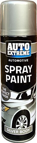 250ml Auto Spray Paint Silver 1911 Spray Can Household Car Van Bike Aerosol Paint (1 Pack)