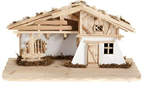 Holyart etable crèche Noel Bois Naturel 60x30x30 cm