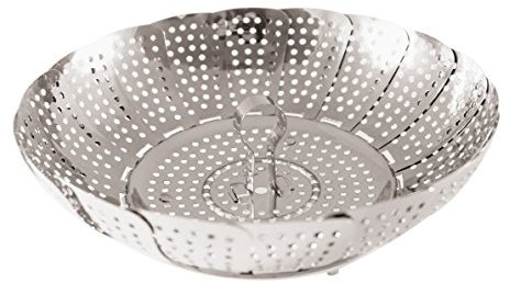 Calder 1321 - Cesta para cocinar verduras, acero cromado, plata, 30 cm