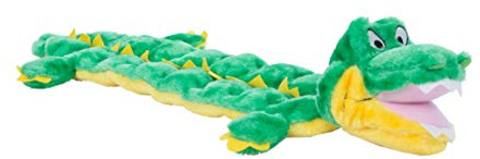 Outward Hound Squeaker Matz Plush Gator Dog Toy, XL