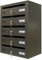 ALUBOX CUBO Cassette Postali Condominiali 6 Posti 63X38,5X25 Cm In Lamiera Zincata Cassetta Postale Condominiale Orizzontale Da Esterno E Interno Protetto (ANTRACITE)