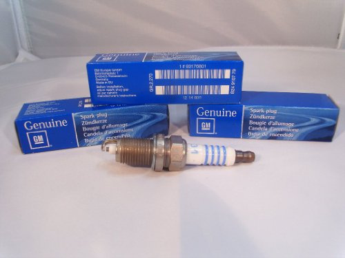 Opel 4x Original Zündkerze 1214031 FQR8LE2, Nickel, Kupfer, Auto, 4 Eache