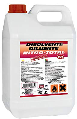 Pqs 96572 Disolvente Nitro Total Garrafa, 5 l, Multicolor