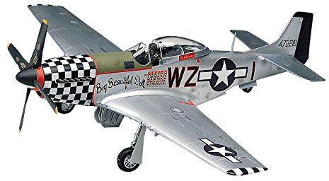 Revell 85-5241 P-51D Mustang Model Airplane Fighter Jet Kit 1:48 Scale 49-Piece Skill Level 4 Plastic Model Plane Building Kit
