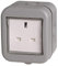 Bg Weatherproof IP55 13Amp Unswitched 1 Gang Socket (329965)