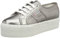 Superga 2790 COTMETW, Damen Sneakers, Grau, 41 EU (7 UK)
