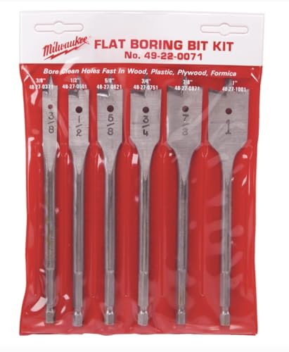 Milwaukee Electric Tool 49-22-0071 6 Spade Bit Kit, 6 Piece