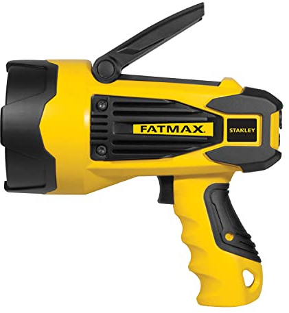 STANLEY FATMAX SL10LEDS Rechargeable 2200 Lumen Lithium Ion Ultra Bright LED Spotlight Flashlight with USB Power Charger