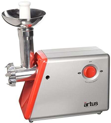 Artus T25 Tritacarne Elettrico, Alluminio, 385 W, Grigio