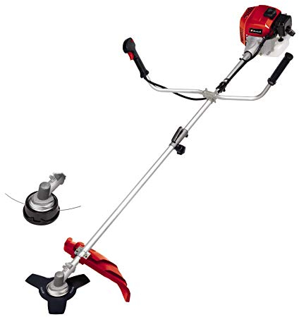 Einhell Benzin-Sense GH-BC 43 AS (1.25 kW, vibrationsarmer 2-Takt Motor, 3-Zahn-Messer, Doppelfadenspule mit Tippautomatik, Quick-Start durch Primer + Auto Choke, Split Shaft)