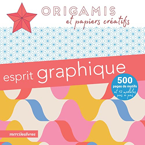 Origamis et papiers créatifs - Esprit graphique: 500 pages de motifs et 12 modèles pas à pas