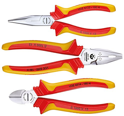 GEDORE Zangen-Satz 3 Teilig in L-BOXX Mini, 1102-002 VDE