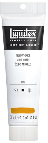 Liquitex 1047416 Professional Heavy Body Acrylic Paint 138 ml tube, Yellow Oxide