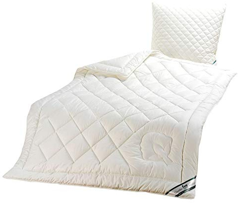 f.a.n. frankenstolz 50440-10011-19 Duo-Steppbett kbA Baumwolle, 135 x 200 cm, Natur