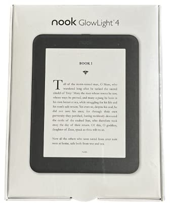 Barnes & Noble Nook Glowlight 4 eReader | 6 Touchscreen | 32GB | Black | BNRV1100