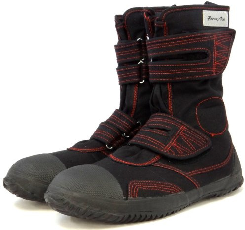 Power Ace Japanese Tabi Safety Boots (10.5 W US Men (28cm), Black)
