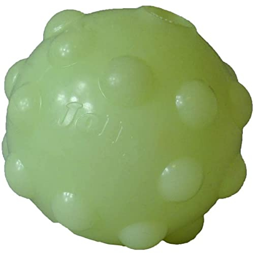 Jolly Pets Jolly Jumper Bouncing Treat Dog Ball, 4 in Large, Glow