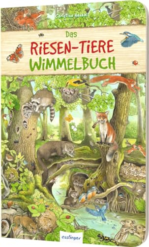 Riesen-Wimmelbuch: Das Riesen-Tiere-Wimmelbuch: Übergroßes Buch für Kinder ab 2 Jahren