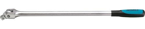 HAZET Gelenkgriff 914-18 I Länge 472 mm I Abtrieb Vierkant 12,5 mm (1/2 Zoll) I für den Einsatz an schwer zugänglichen Stellen