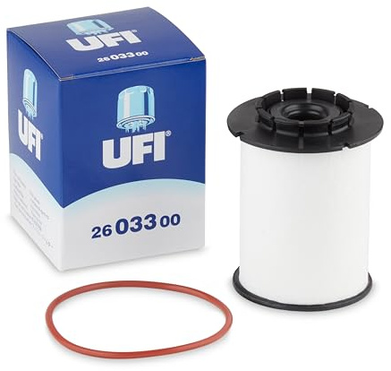 UFI Filters, Filtro Gasolio 26.033.00, Filtro Carburante per Ricambio, Adatto ad Auto, Applicabile su Diversi Modelli Chevrolet (EU), Opel e Vauxhall
