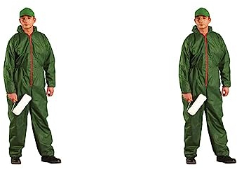 Reis KOM Maleranzug | Ganzkörperanzug | Overall | Schutzanzug | Lackieranzug | Grün | L Größe