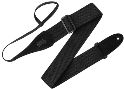 Levy's MC8A - BLK 5 cm bomullsband med huvudvävsrem i svart