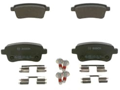 Bosch BP1292 - Plaquettes de Frein Arrière pour Voiture - Qualité Bosch - Réduction du Bruit et de la Poussière - Certifié ECE-R90 - Sans Cuivre - Jeu de 4 Plaquettes - Avec Accessoires