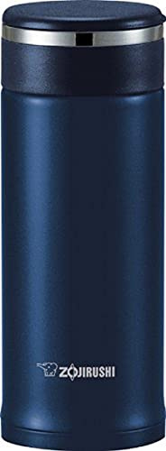 Zojirushi SM-JTE34AD Stainless Steel Travel Mug with Tea Leaf Filter, 11-Ounce/0.34-Liter, Deep Blue