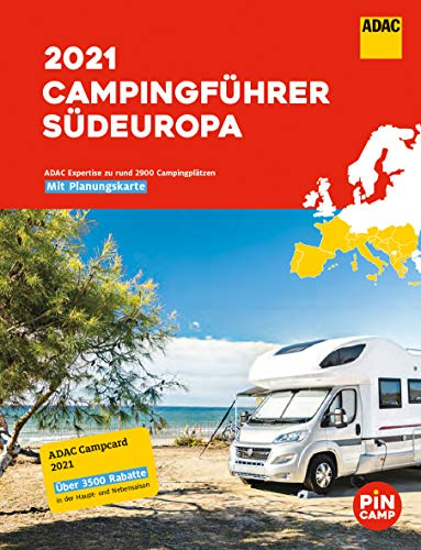 ADAC Campingführer Südeuropa 2021: Mit Gutscheincode: 1 Jahr PINCAMP Camping App kostenlos (Wert: 11,99 €)