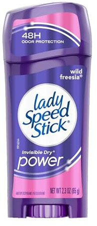 Lady Speed Stick Invisible Dry Antiperspirant & Deodorant, Wild Freesia - 2.3 oz - 2 pk by Lady Speed Stick,2.3 Ounce (Pack of 2)